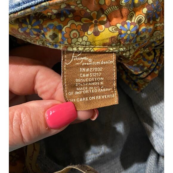 PAIGE Laurel Canyon Blue Jeans Low Rise Boot Cut 29X30 MSRP $229 - Picture 10 of 11